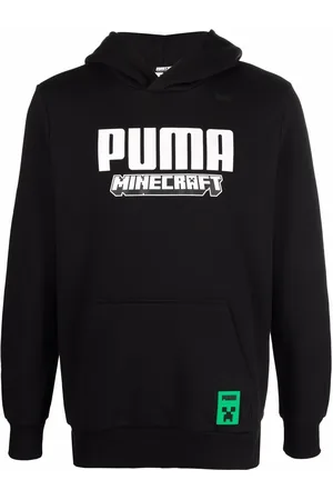 PUMA Minecraft logo-print hoodie