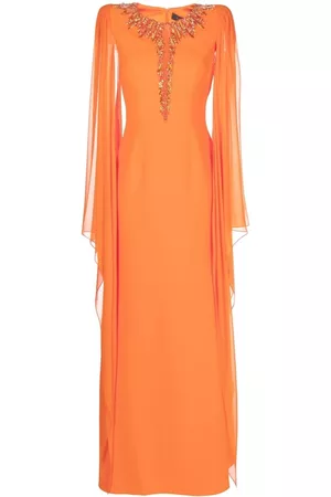Jenny Packham Women Evening Dresses - Zinaa embellished evening dress - Orange