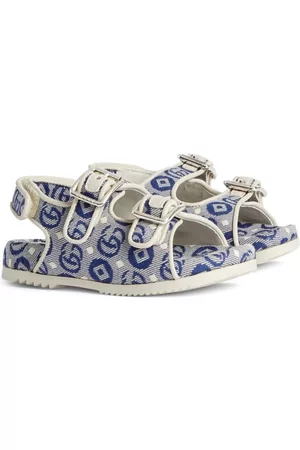 Gucci Sandals - All-over GG-print sandals - Blue