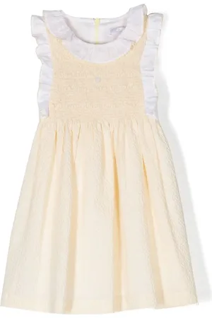 PATACHOU Seersucker tie-waist dress