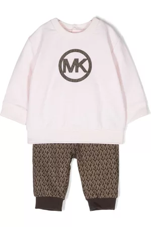 Michael Kors Sets - Logo-print cotton trousers set - Pink