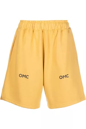 Omc Sports Shorts - Logo-print track shorts - Yellow