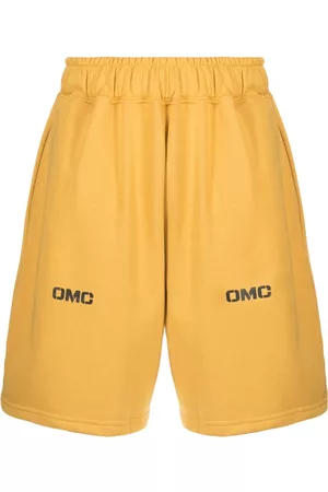 Omc Sports Shorts - Logo-print track shorts - Yellow