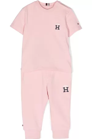Tommy Hilfiger Sets - Embroidered-logo tracksuit set - Pink