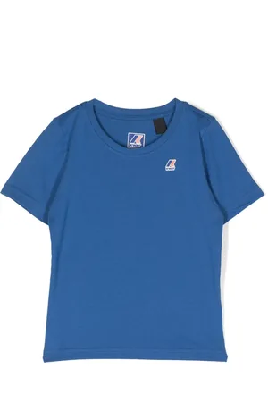 K-Way Chest logo-patch T-shirt