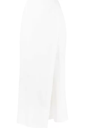 UNDERCOVER Women Maxi Skirts - Fitted-waistline long skirt - White