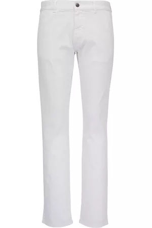 CANALI Men Slim Jeans - Slim-cut denim pants - White