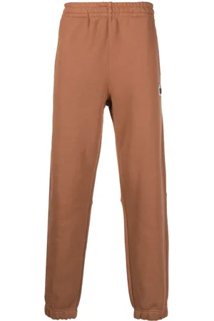 Lacoste Logo-patch organic cotton track trousers