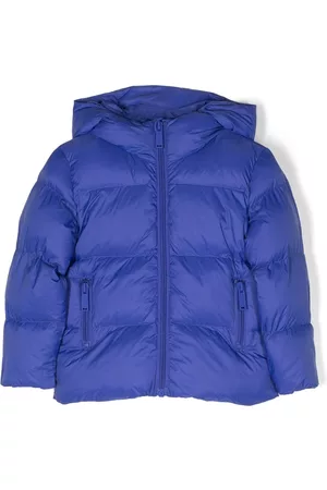 Dsquared2 Puffer Jackets - Logo-print puffer jacket - Blue