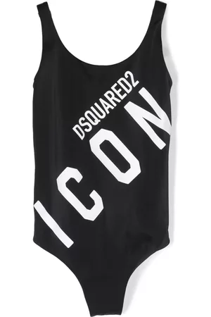 Dsquared2 Girls Swimsuits - Icon-print swimsuit - Black