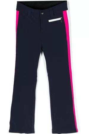 Bogner Girls Ski Suits - Embroidered-logo ski trousers - Blue