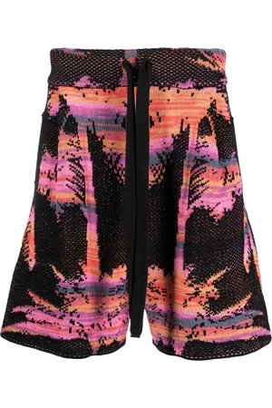 LANEUS Printed bermuda shorts