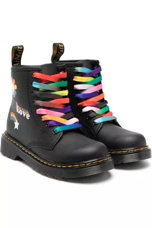 Dr. Martens Ankle Boots - 1460 For Pride lace-up leather boots - Black