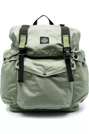 Stone Island Men Rucksacks - Logo-embellished multi-pocket backpack - Green