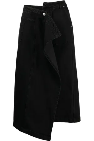 GOEN.J Asymmetric denim skirt
