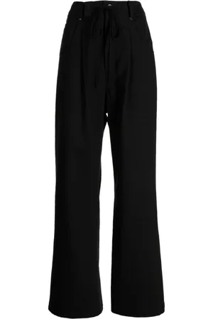 GOEN.J Contrasting-panel wide-leg trousers