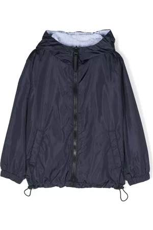 Il gufo Bomber Jackets - Zip-up hooded jacket - Blue