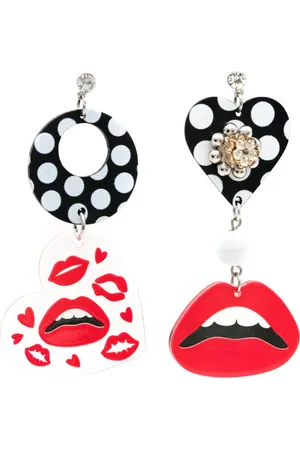 AMIR SLAMA Lips-motif drop earrings