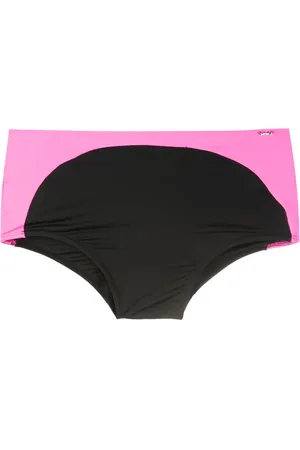 AMIR SLAMA Panelled swim trunk