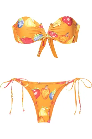 AMIR SLAMA Fruit-print two-piece set