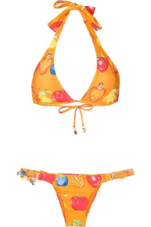 AMIR SLAMA Fruit-print two-piece set