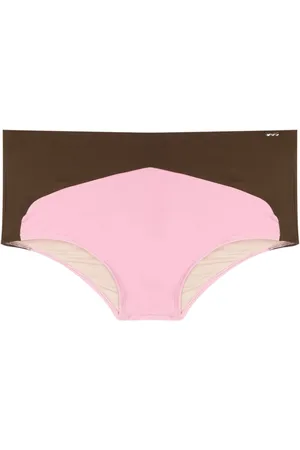 AMIR SLAMA Panelled swim trunks