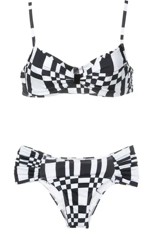 AMIR SLAMA Geometric-print two-piece set