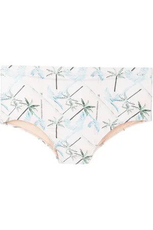 AMIR SLAMA Graphic-print swim trunks