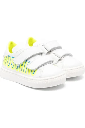 Moschino Logo-print leather sneakers