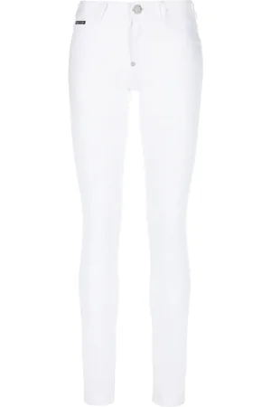 Philipp Plein High-rise skinny-cut jeans