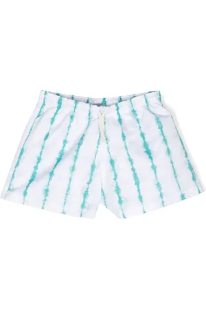 Le pandorine Tie-dye print drawstring swim shorts