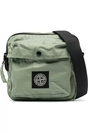 Stone Island Men Bags - Logo-patch messenger bag - Green