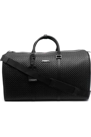 BALDININI Men Luggage - Woven leather holdall - Black