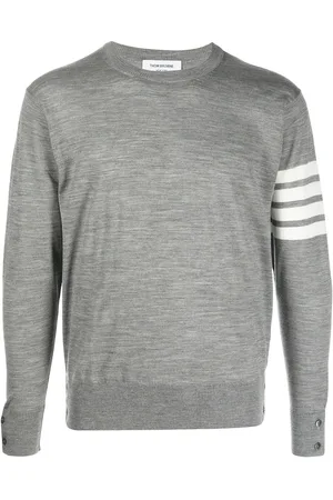 Thom Browne 4-Bar crew neck jumper