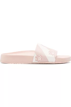 Ralph Lauren Women Sandals - Audrina logo-print slides - Pink