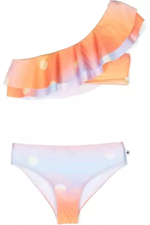 Molo Girls Bandeau Bikinis - Nikkie sun-dye bikini - Orange