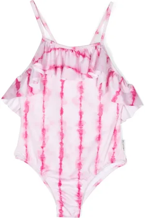 Le pandorine Tie-dye print stretch swimsuit