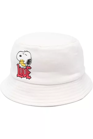 PHILOSOPHY DI LORENZO SERAFINI Girls Hats - Logo-print cotton bucket hat - Neutrals