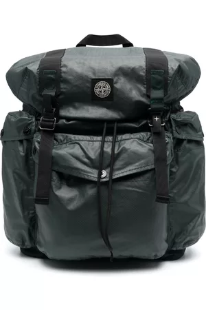 Stone Island Men Rucksacks - Logo-embellished multi-pocket backpack - Green