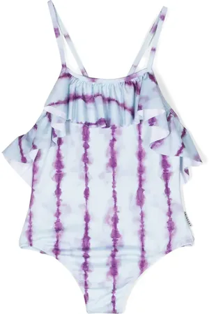 Le pandorine Tie-dye print stretch swimsuit