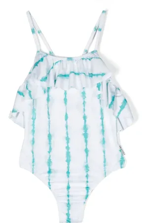 Le pandorine Tie-dye print stretch swimsuit