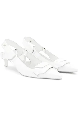 Courrèges Racer leather pumps