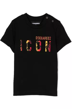 Dsquared2 T-Shirts - Logo-print cotton T-shirt - Black