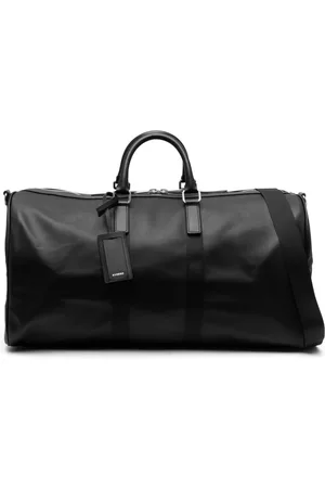 Sandro Men Luggage - Logo print weekend bag - Black