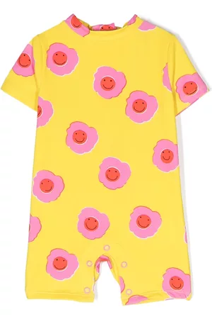 Stella McCartney Swimsuits - Floral-print swimsuit - Yellow