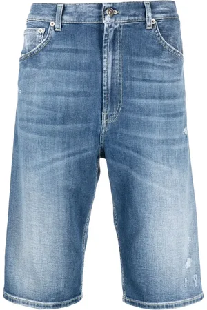 Dondup High-waist denim bermuda shorts