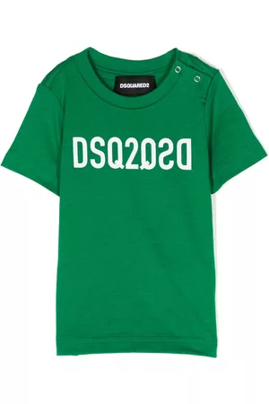 Dsquared2 T-Shirts - Logo-print cotton T-shirt - Green