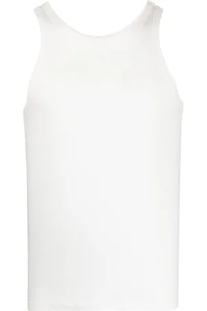 Saint Laurent Sleeveless cotton tank top