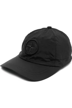 Stone Island Men Caps - Logo-patch adjustable-fit cap - Black