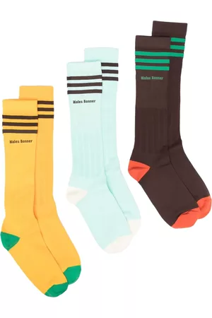 adidas Men Sportswear - X Wales Bonner socks (pack of three) - Yellow